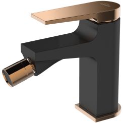Invena Midnight bidet-wasserhahn stehend schwarz-gold BB-35-014