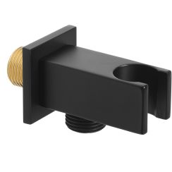 Invena Winkelanschluss mit Griff chrom SC-P1-041