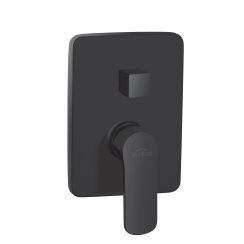 Invena Siros badewannen- und duscharmatur Unterputz schwarz BP-90-4K2