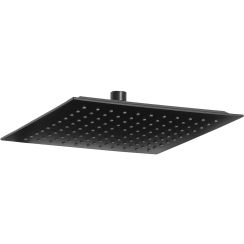 Invena Svart Kopfbrause 25x25 cm quadratisch schwarz SC-D1-076