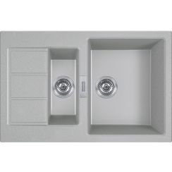 Franke Sirius 2.0 tektonit-waschbecken 78x50 cm grau/graphit/onyx 143.0618.684