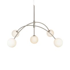 Markslöjd Heaven Pendelleuchte 5x28 W weiß-stahl 107559