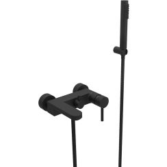 Besco Decco badewannen- und duscharmatur Wand schwarz BW-DS-CZ