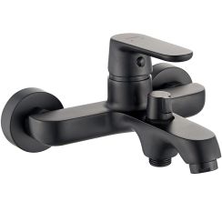 Kuchinox Dima badewannen- und duscharmatur Wand schwarz BQD710D
