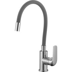 Kuchinox Elza küchenarmatur stehend chrom-grafit/grau BKE961D