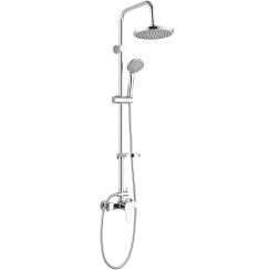 Kuchinox Intra Duschset Wandmontage mit Regenbrause chrom PKI00OB