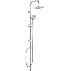 Kuchinox Ondo Duschset Wandmontage mit Regenbrause chrom PG720KX