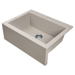 Laveo Komodo granitspüle 58x49 cm beige SBK410A