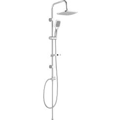 Kuchinox Borgo Duschset Wandmontage mit Regenbrause chrom PKG00KX