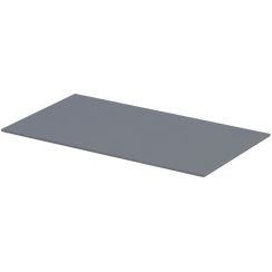 Oristo Uni Arbeitsplatte 79.6x45.9 cm grau OR00-BU-80-12