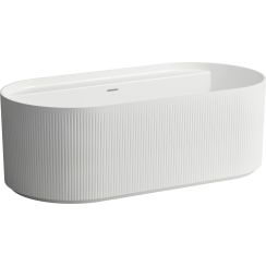 Laufen Sonar Freistehende Badewanne 160x81.5 cm oval weiß H2213420000001