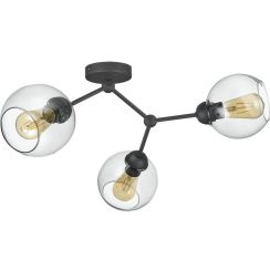 TK Lighting Fairy Deckenlampe 3x15 W schwarz 4372