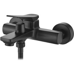 Invena Neri badewannen- und duscharmatur Wand schwarz BW-01-004