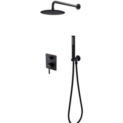 Besco Decco Duschset Unterputz schwarz BP-DIII-CZ