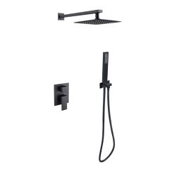 Besco Varium Duschset Unterputz schwarz BP-MVI-CZ