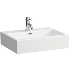 Laufen Living City Waschbecken 60x46 cm rechteckig Klassisch-Aufsatzwaschbecken weiß H8174330001091
