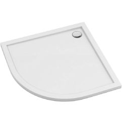 Schedpol Corrina New Halbrunde Duschwanne 80x80 cm weiß 3.4333