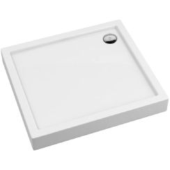 Schedpol Competia Rechteckige Duschwanne 80x70 cm weiß 3.01253