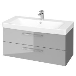 Cersanit Mille Waschbecken mit Unterschrank 101 cm grau S801-332-DSM