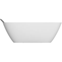 Hoesch LaSenia Freistehende Badewanne 150x70 cm oval weiß 4500.013