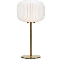 Markslöjd Sober Tischlampe 1x60 W weiß-messing 107819