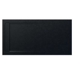 Roca Aquos Rechteckige Duschwanne mit Siphon 180x90 cm schwarz AP60170838401400