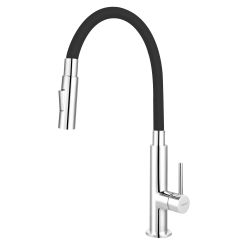 Ferro Zumba Slim 2F küchenarmatur stehend chrom-schwarz BZA43B