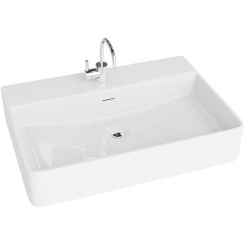 LaVita Altaya Waschbecken 61x42 cm rechteckig Aufsatzwaschbecken weiß 5908211479729