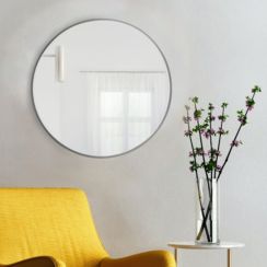 Baltica Design Tiny Border Round Spiegel 90x90 cm rund silber 5904107904504