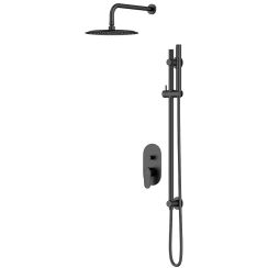 Cersanit Inverto Duschset Unterputz schwarz S952-006