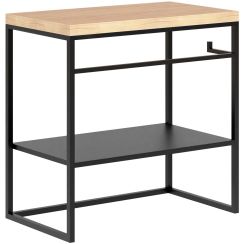 Baltica Design Linn Konsole 60x43x75 cm schwarz-eiche 5904107906263