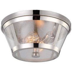 Elstead Lighting Harrow Deckenlampe 2x60 W nickel FE-HARROW-F