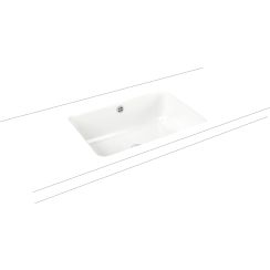 Kaldewei Cayono Waschbecken 59.6x42.6 cm rechteckig Unterbauwaschbecken weiß 913706000001