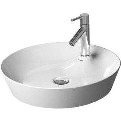 Duravit Cape Cod Waschbecken 48x48 cm rund Aufsatzwaschbecken weiß 2328483200