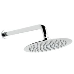 Ferro Slim Kopfbrause mit Arm 20x20 cm rund chrom NPT11