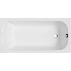 Polimat Classic Rechteckige Badewanne 180x80 cm weiß 00440