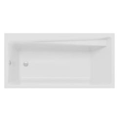 Polimat Elza Rechteckige Badewanne 150x70 cm weiß 00021