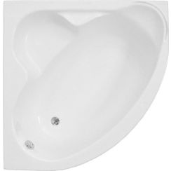 Polimat Standard Eckbadewanne 120x120 cm linksseitig weiß 00205