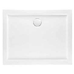 Polimat Goliat Rechteckige Duschwanne 120x90 cm weiß 00203