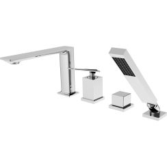 Besco Aspira badewannen- und duscharmatur awannenmontiert chrom BW-A4-CH