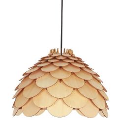 Light Prestige Burgo Pendelleuchte 1x60 W holz LP-101335/1PS