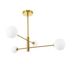 Light Prestige Dorado Deckenlampe 4x40 W weiß-gold LP-002/4P