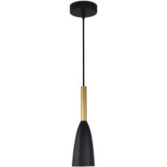 Light Prestige Solin Pendelleuchte 1x60 W schwarz-gold LP-181/1PBK/GD