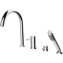 Besco Illusion badewannen- und duscharmatur awannenmontiert chrom BW-I4-CH