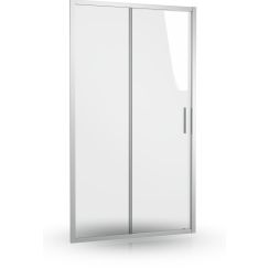 Ravak Blix Slim Duschtüren 110 cm Schiebe- aluminium Glanz/durchsichtiges Glas X0PMD0C00Z1