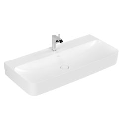 Villeroy & Boch Finion Waschbecken 100x47 cm rechteckig Klassisch-Möbel weiß 41681BRW