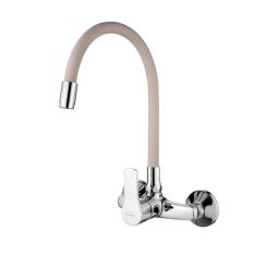 Invena Verso küchenarmatur Wand chrom-beige BC-82-E3S