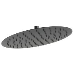 Ferro Slim Kopfbrause 30x30 cm rund schwarz DSN07BL