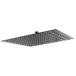 Ferro Slim Kopfbrause 30x30 cm quadratisch schwarz DSN08BL