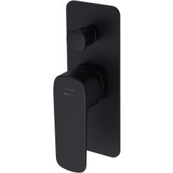 Cersanit Larga badewannen- und duscharmatur Unterputz schwarz S951-373